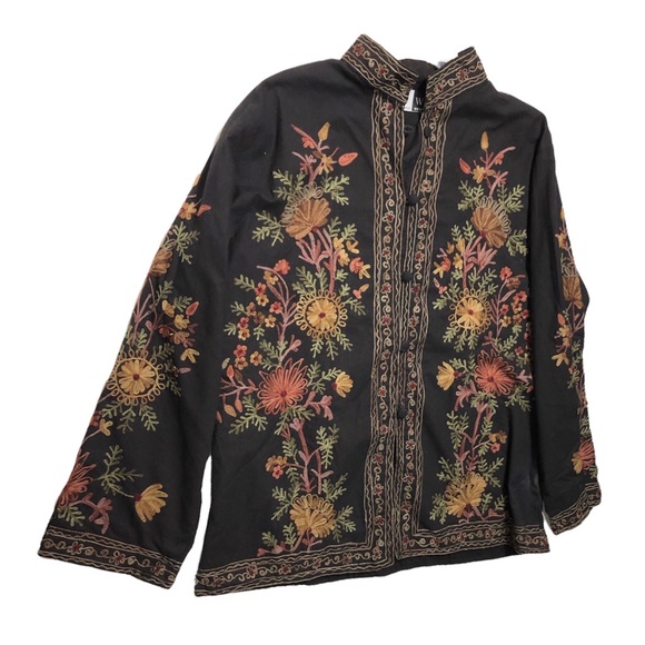 Studio West Jackets & Blazers - Embroidered folk jacket top